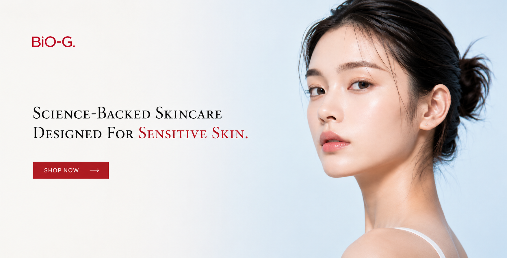 Science-backed skincare designed for sensitive skin